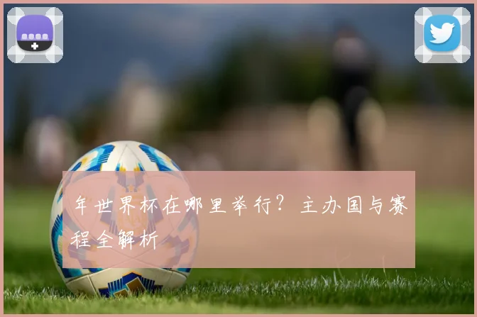 年世界杯在哪里举行？主办国与赛程全解析